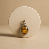 KS Calm Mind Kit (7 Chakra Tree, Nav Urja Pyramid, Amethyst Crystal, Sulemani Hakik Bracelet, Tiger Eye Pendant)