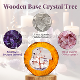 Circle Base mix crystel Tree