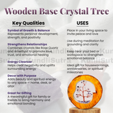 Circle Base mix crystel Tree