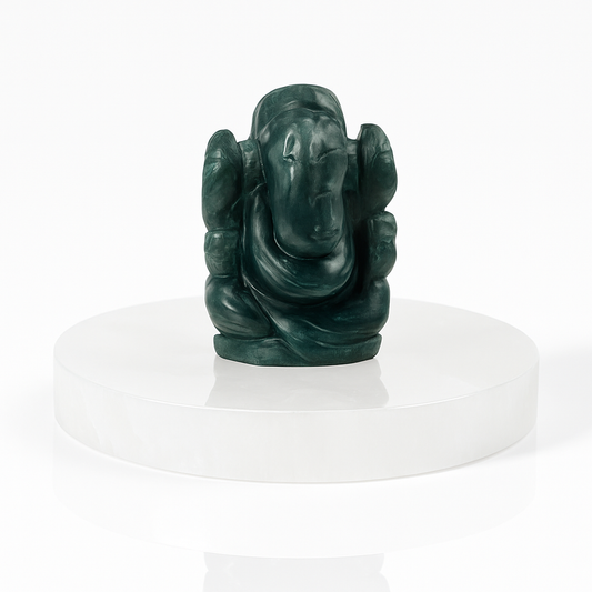 Shubh Labh Dhan Combo ( Green Aventurine Ganesha+Laxmi Potli )