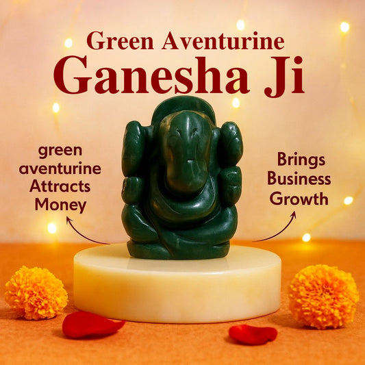 Green Aventurine Ganesha