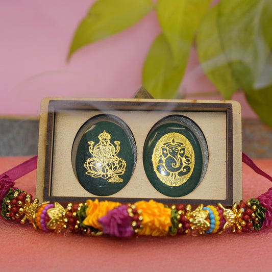 Lakshmi Ganesh Crystal Coin Kit