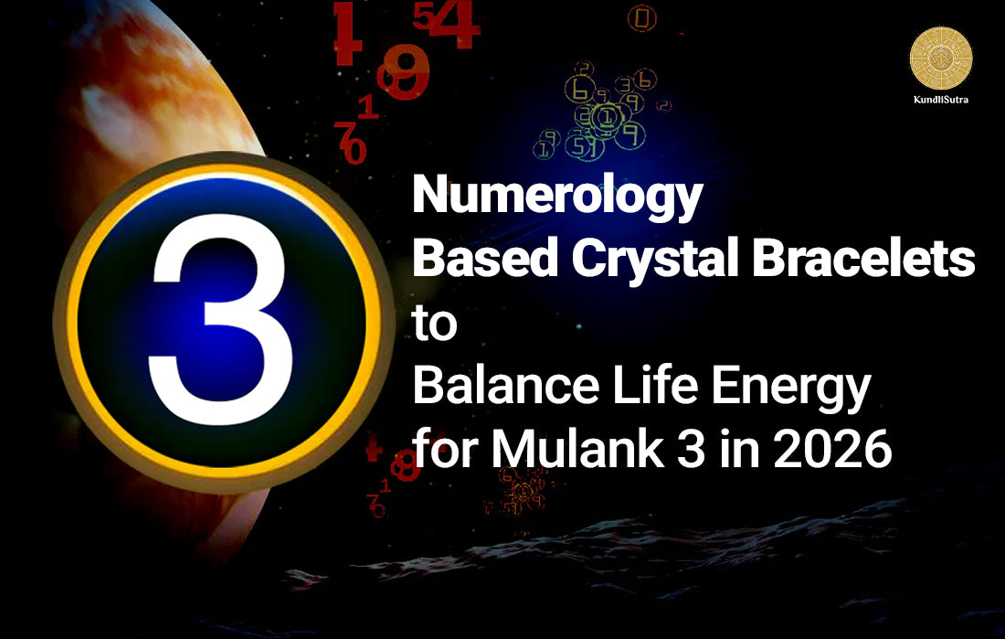 Numerology Number 3 (Mulank 3) in 2026: Career Growth, Knowledge & Respect with Crystal Remedies