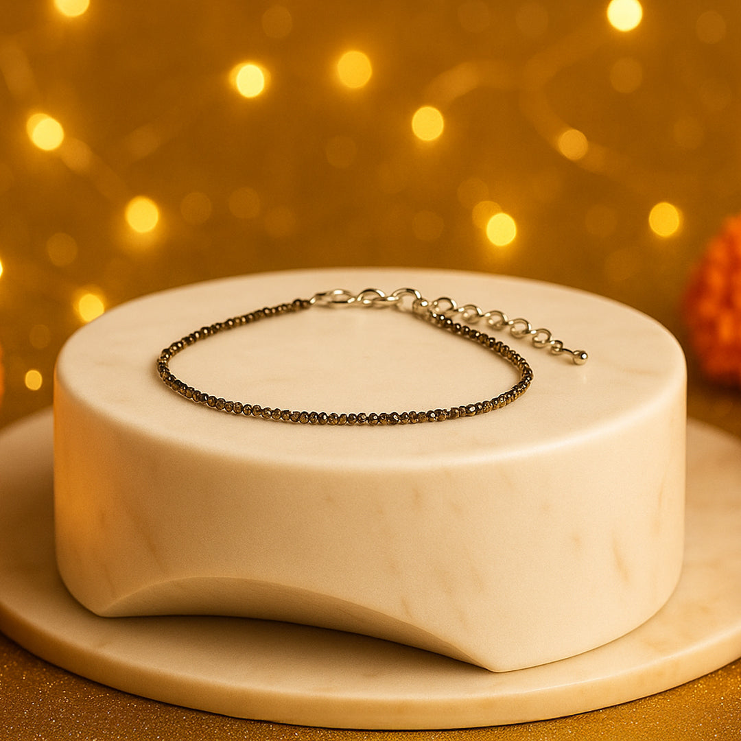 Pyrite Anklet
