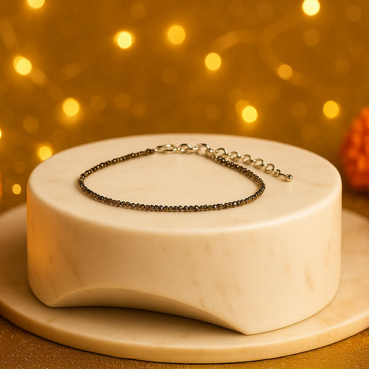 Pyrite Anklet