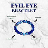 Combo Evil Eye Bracelet & Selenite Plate