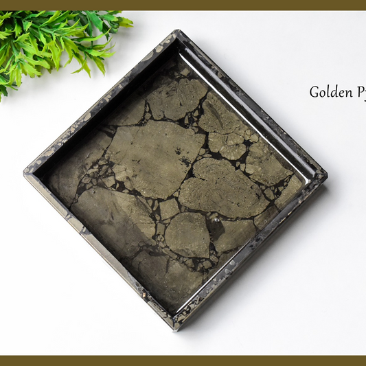 Golden Pyrite tray