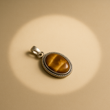 Pyrite Anklet & Tiger Eye's Pendant Combo