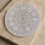 Combo Rose Quartz & Selenite Plate