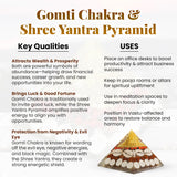 Gomti Chakra Shree Yantra Pyramid
