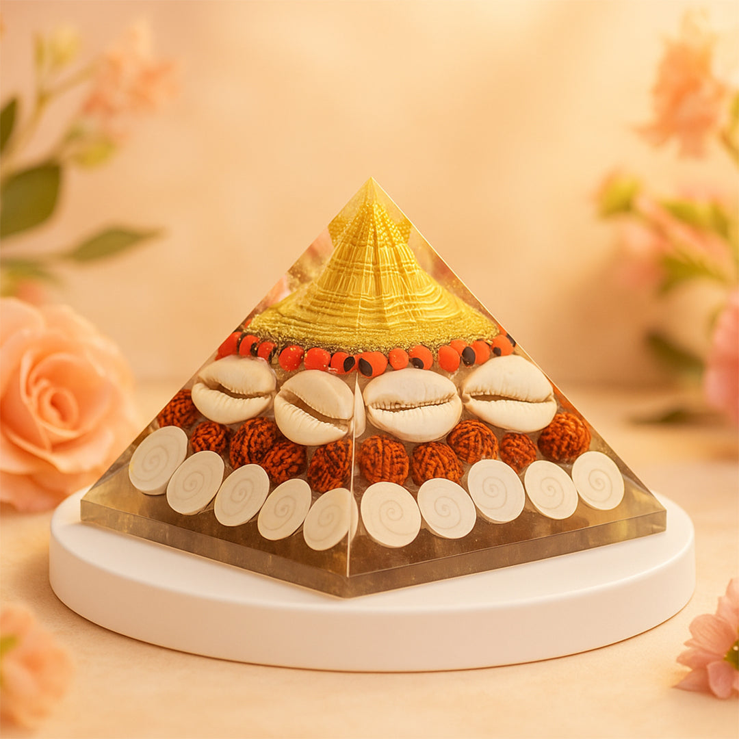 Gomti Chakra Shree Yantra Pyramid