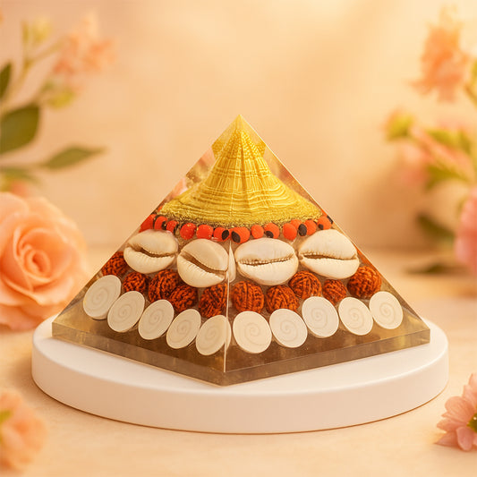 Gomti Chakra Shree Yantra Pyramid