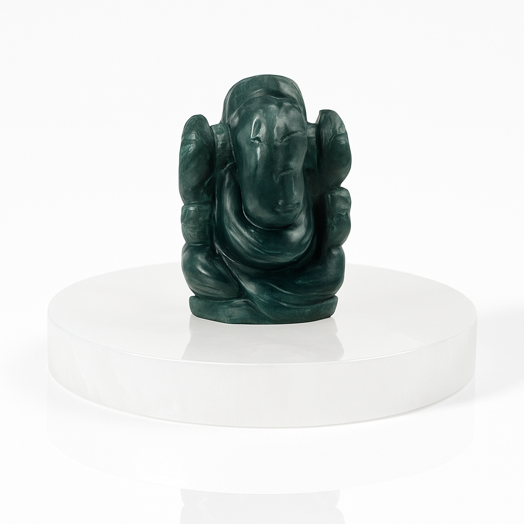 Shubh Labh Dhan Combo ( Green Aventurine Ganesha+Laxmi Potli )