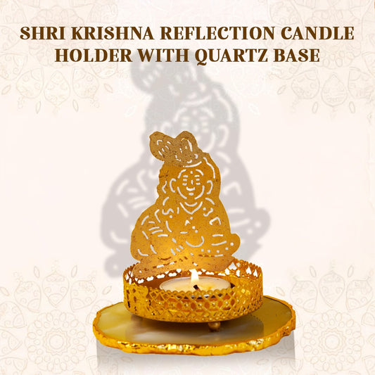 Shree  Kishana Reflection Candle Holder