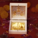 Lakshmi Ganesh Saraswati Charan Paduka Box