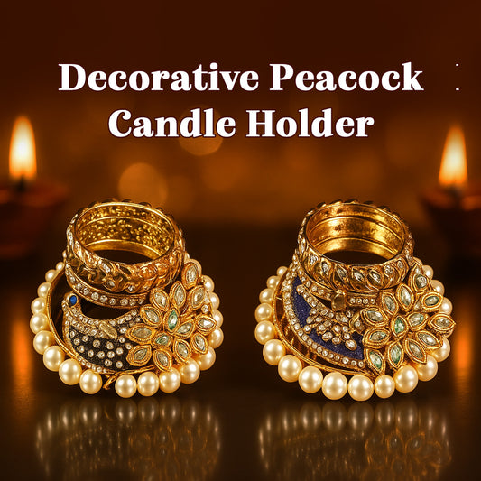Decorative Peacock Candle Holder