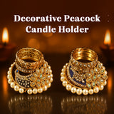 Decorative Peacock Candle Holder